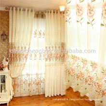 2016 new american style embroidered curtain designs